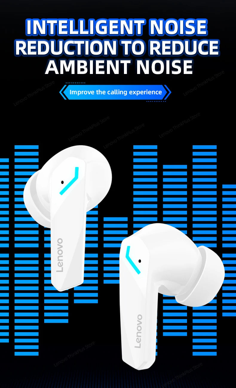 Original Choice Lenovo GM2 Pro Bluetooth V5.3 Earphone
HD Call Low Latency Wireless Headphones
Dual Mode Music Gaming Earbuds