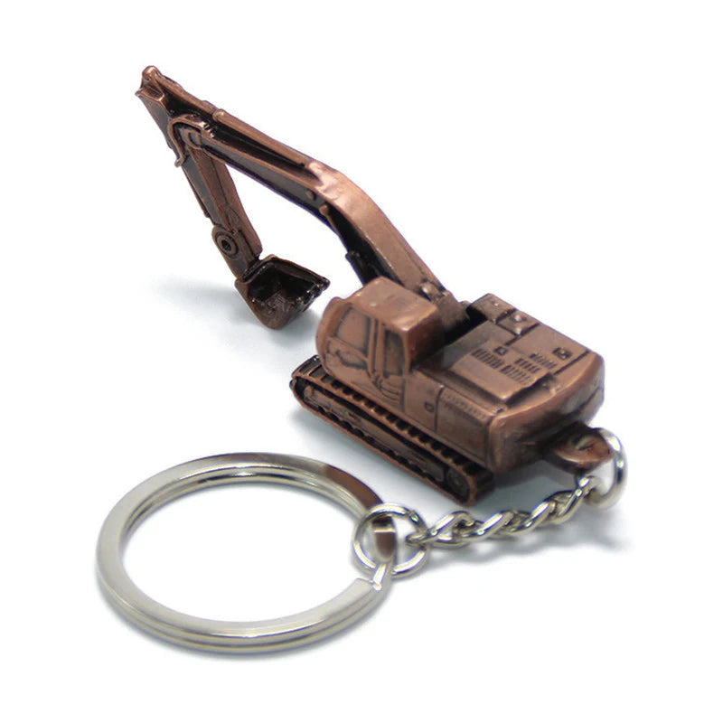 Alloy 3D Three-dimensional Excavator Keychain - Women In Mining