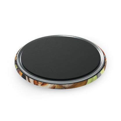 Mining Queens Button Magnet, Inspirational Magnet for Women in Mining, Women Empowerment, Gift for Miners