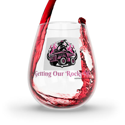 Stemless Wine Glass, 11.75oz - Women In Mining