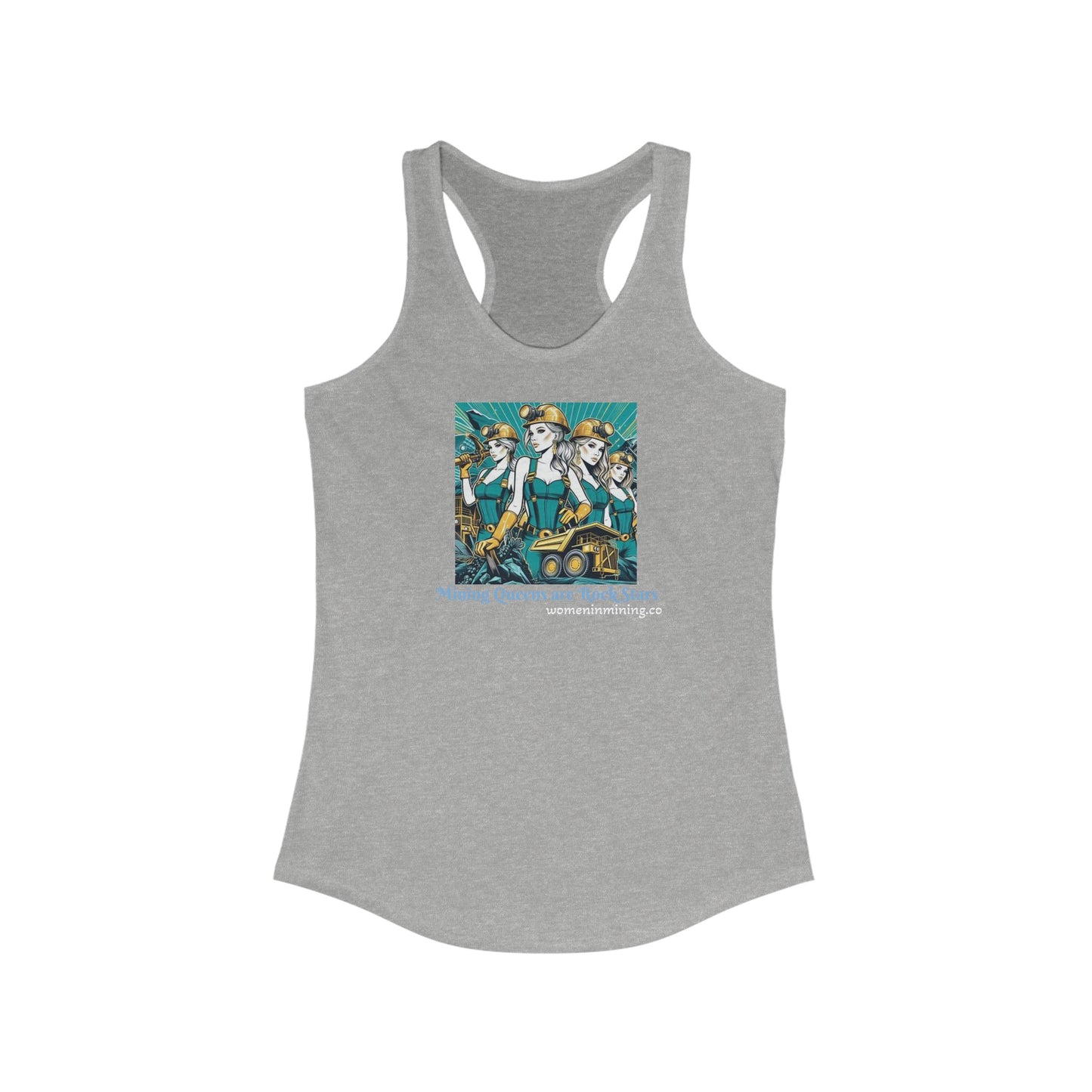 Women's Ideal Racerback Tank - Women In Mining