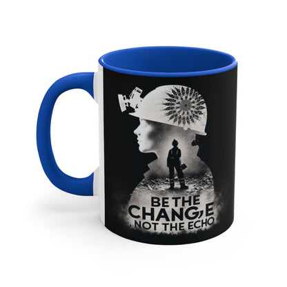 Empowering Quote Mugs for Women | Be the Change | Inspirational Coffee Cup, Unique Gift, Motivational Mug, Colorful Accent Mug
