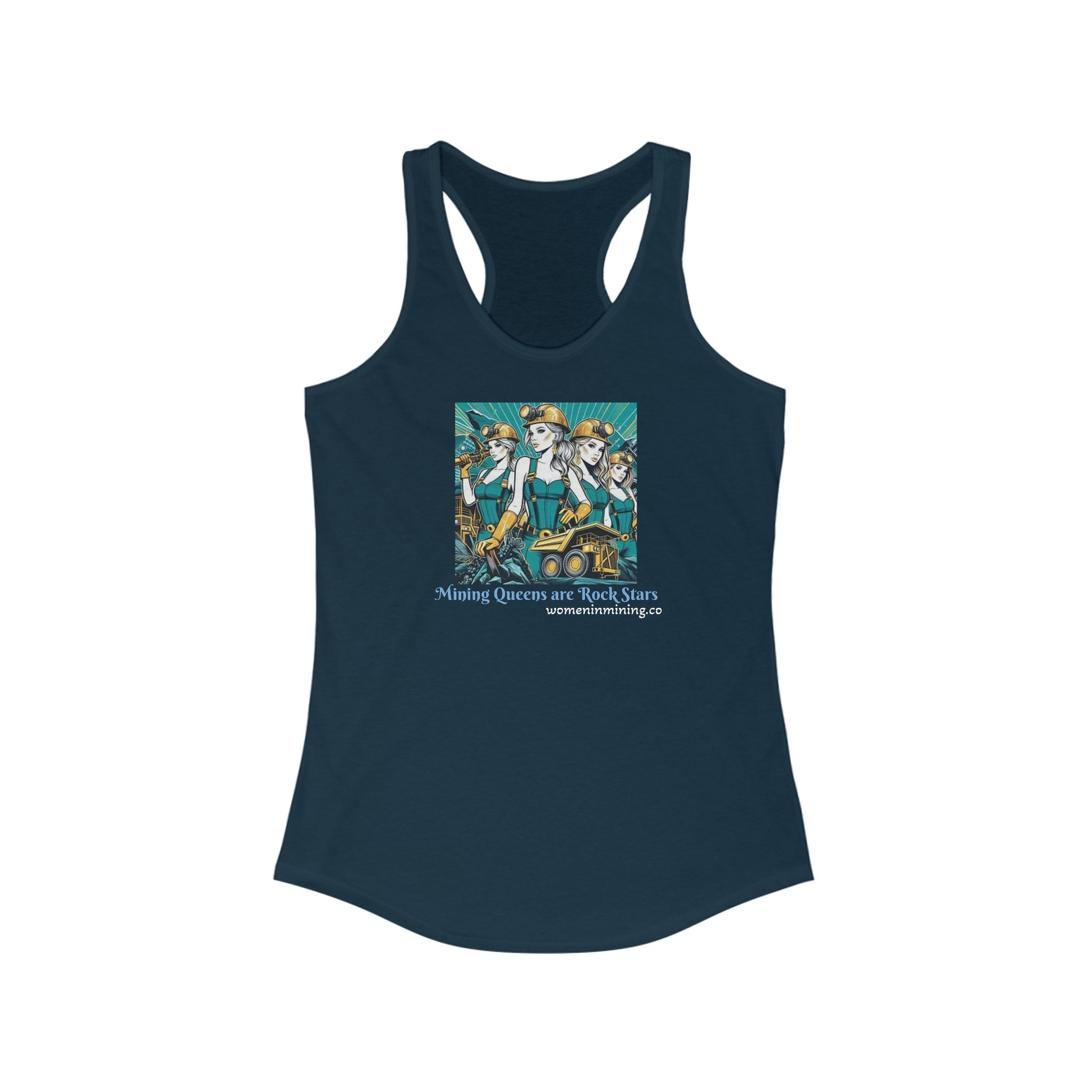 Women's Ideal Racerback Tank - Women In Mining