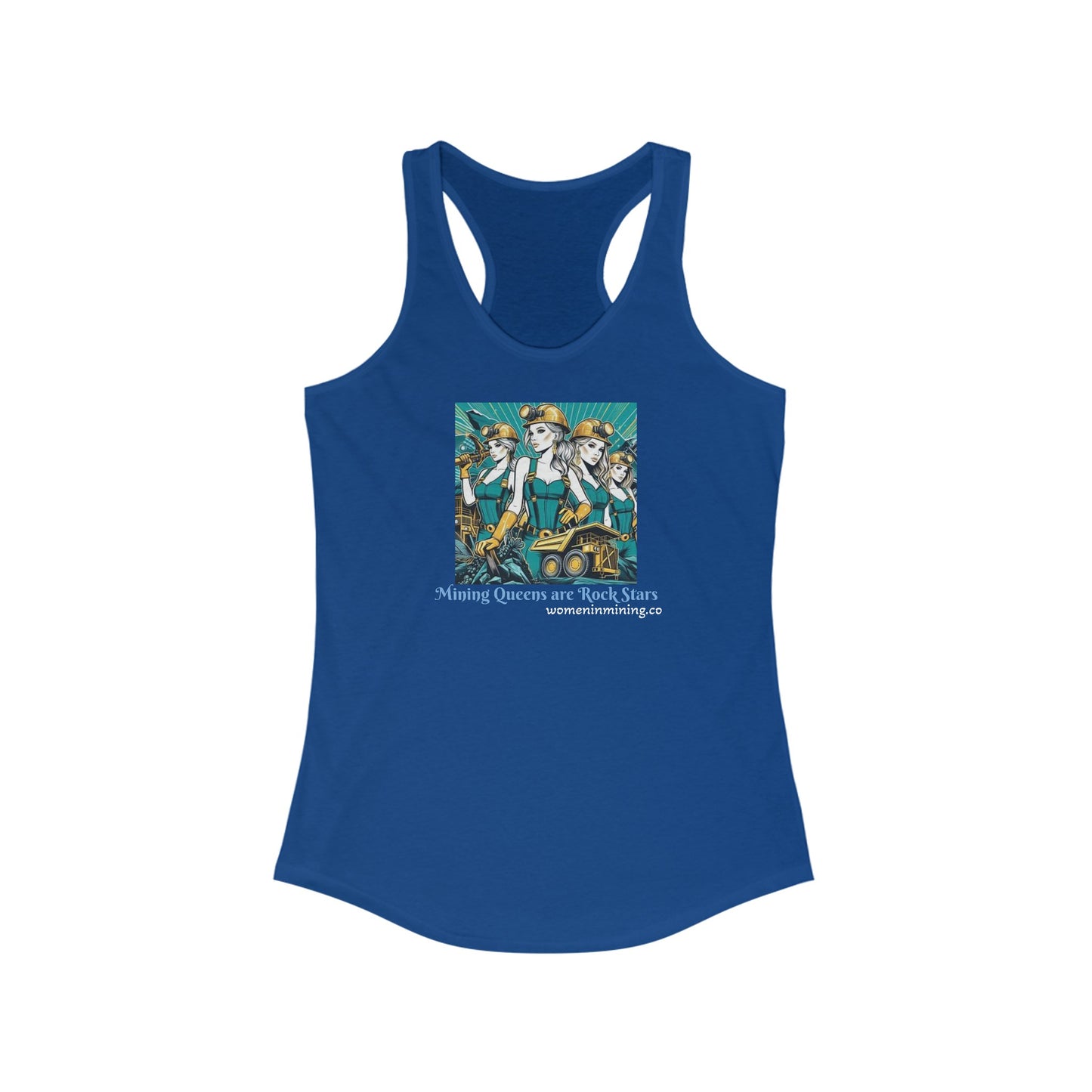 Women's Ideal Racerback Tank - Women In Mining