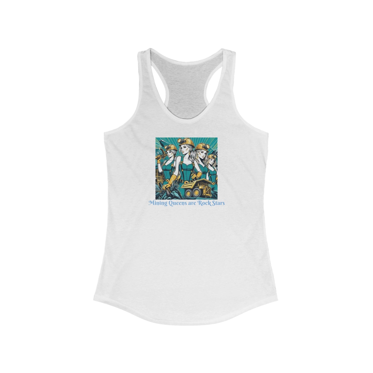 Women's Ideal Racerback Tank - Women In Mining