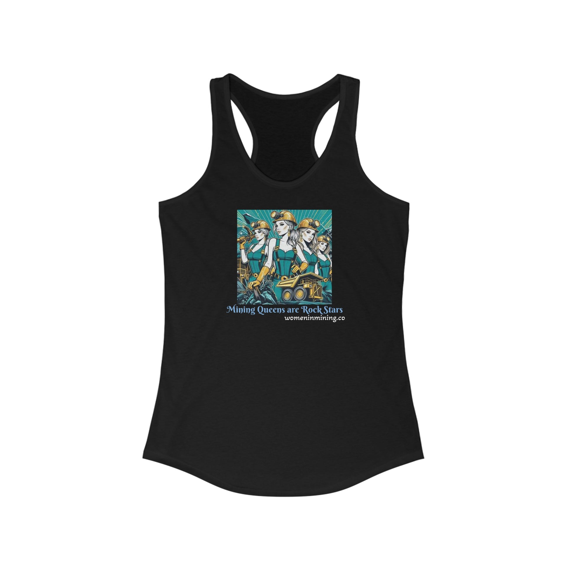 Women's Ideal Racerback Tank - Women In Mining