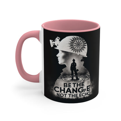 Empowering Quote Mugs for Women | Be the Change | Inspirational Coffee Cup, Unique Gift, Motivational Mug, Colorful Accent Mug