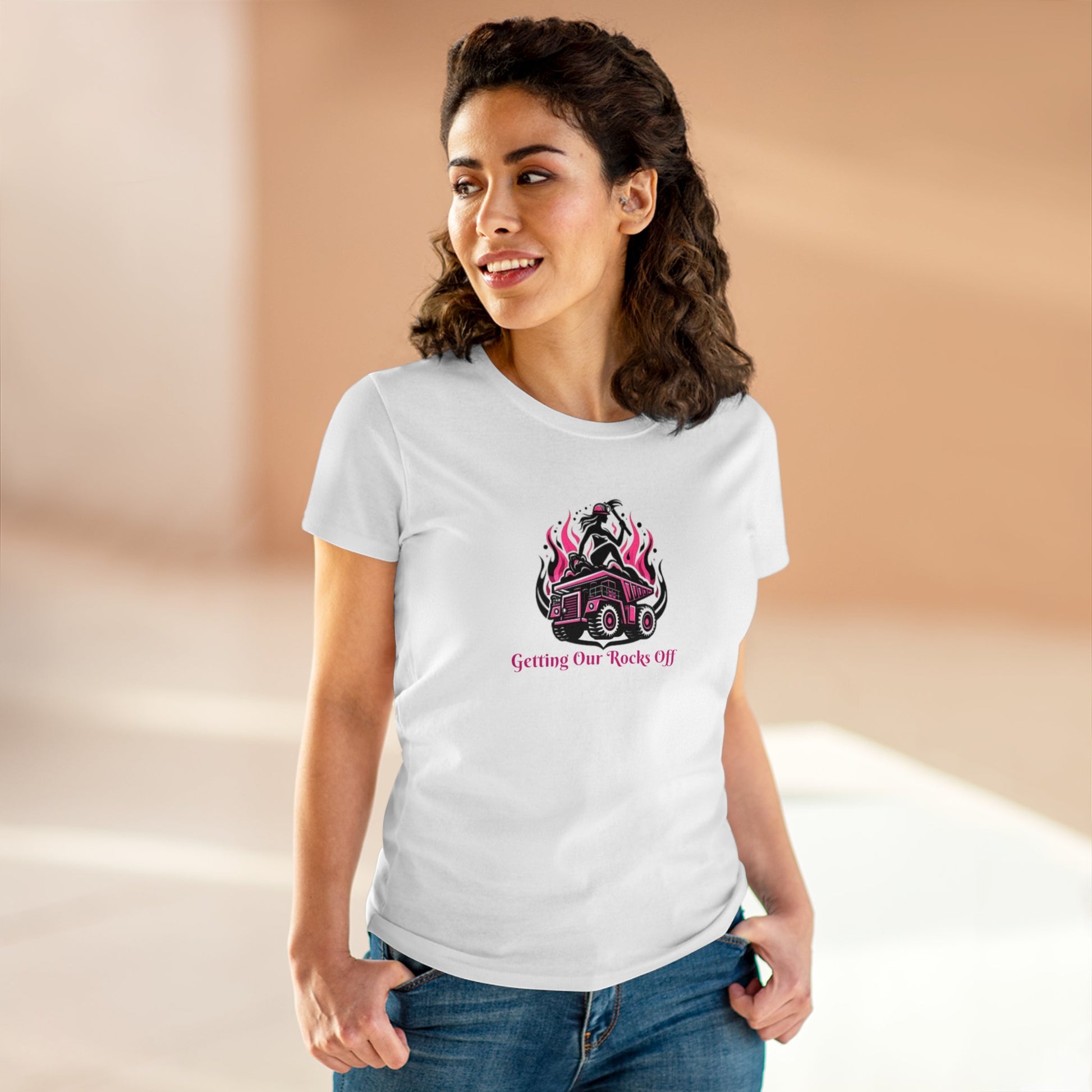 Cotton Tee - Women in Mining T-Shirt - Women In Mining