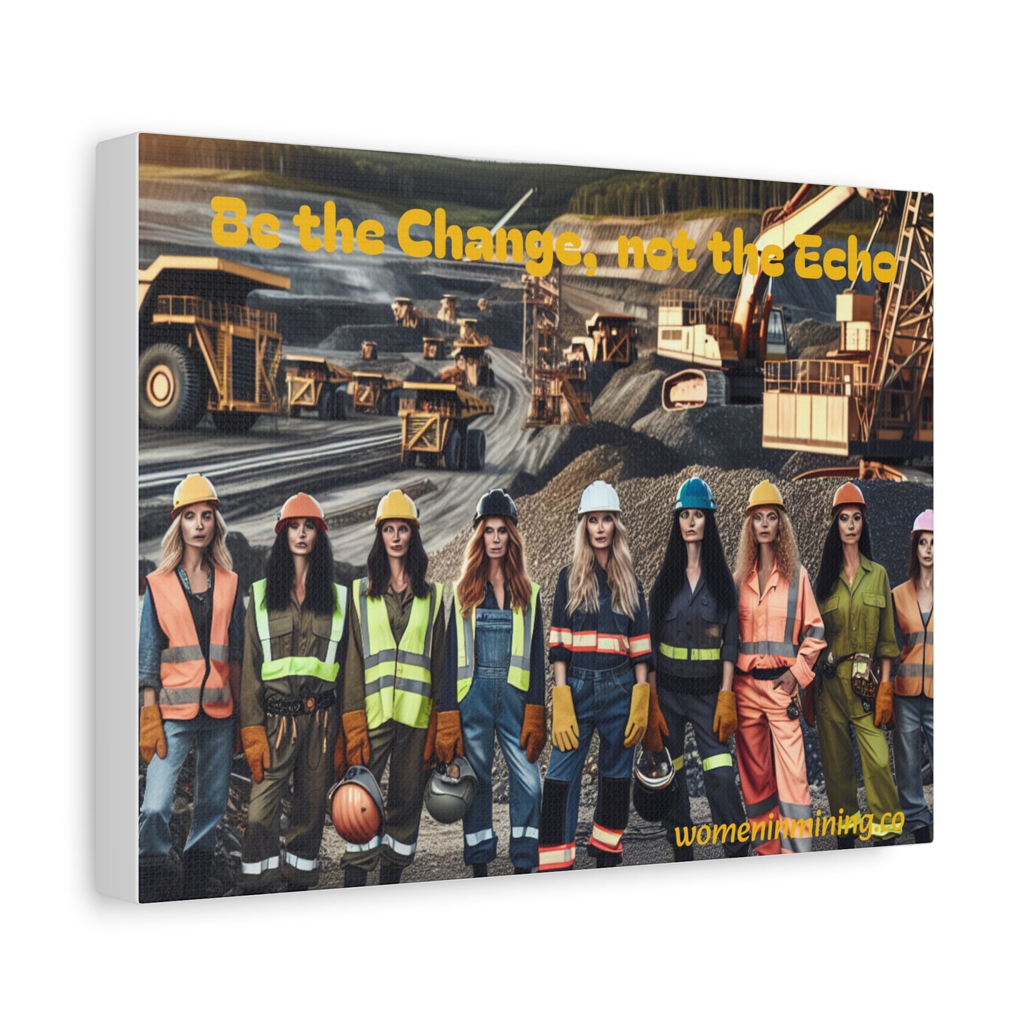 Empowerment Wall Art, Be the Change, Motivational Decor, Women's Inspiration, Gift for Her, Gender Equality