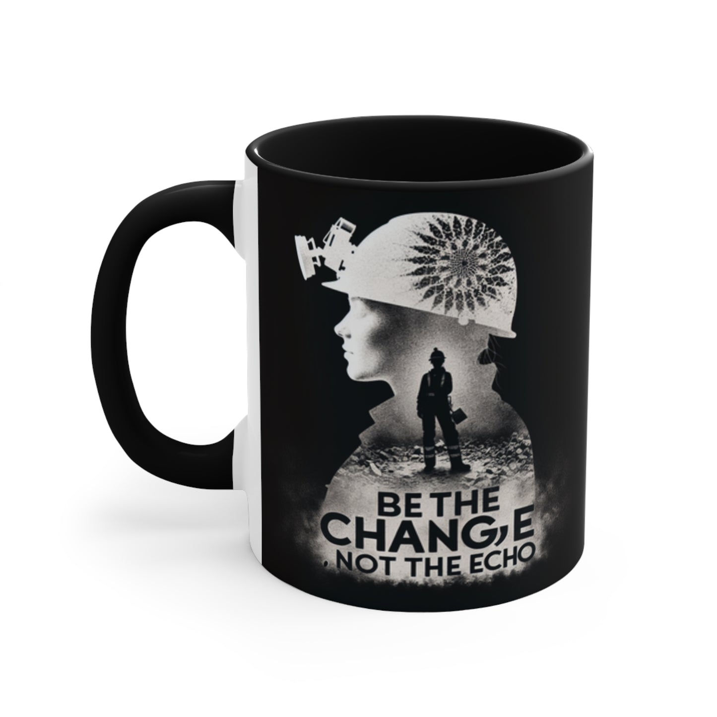 Empowering Quote Mugs for Women | Be the Change | Inspirational Coffee Cup, Unique Gift, Motivational Mug, Colorful Accent Mug