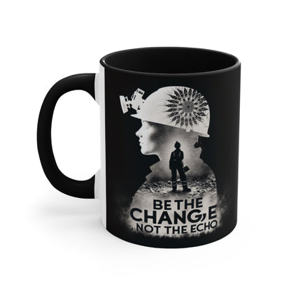 Empowering Quote Mugs for Women | Be the Change | Inspirational Coffee Cup, Unique Gift, Motivational Mug, Colorful Accent Mug