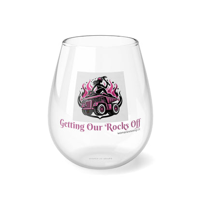Stemless Wine Glass, 11.75oz - Women In Mining