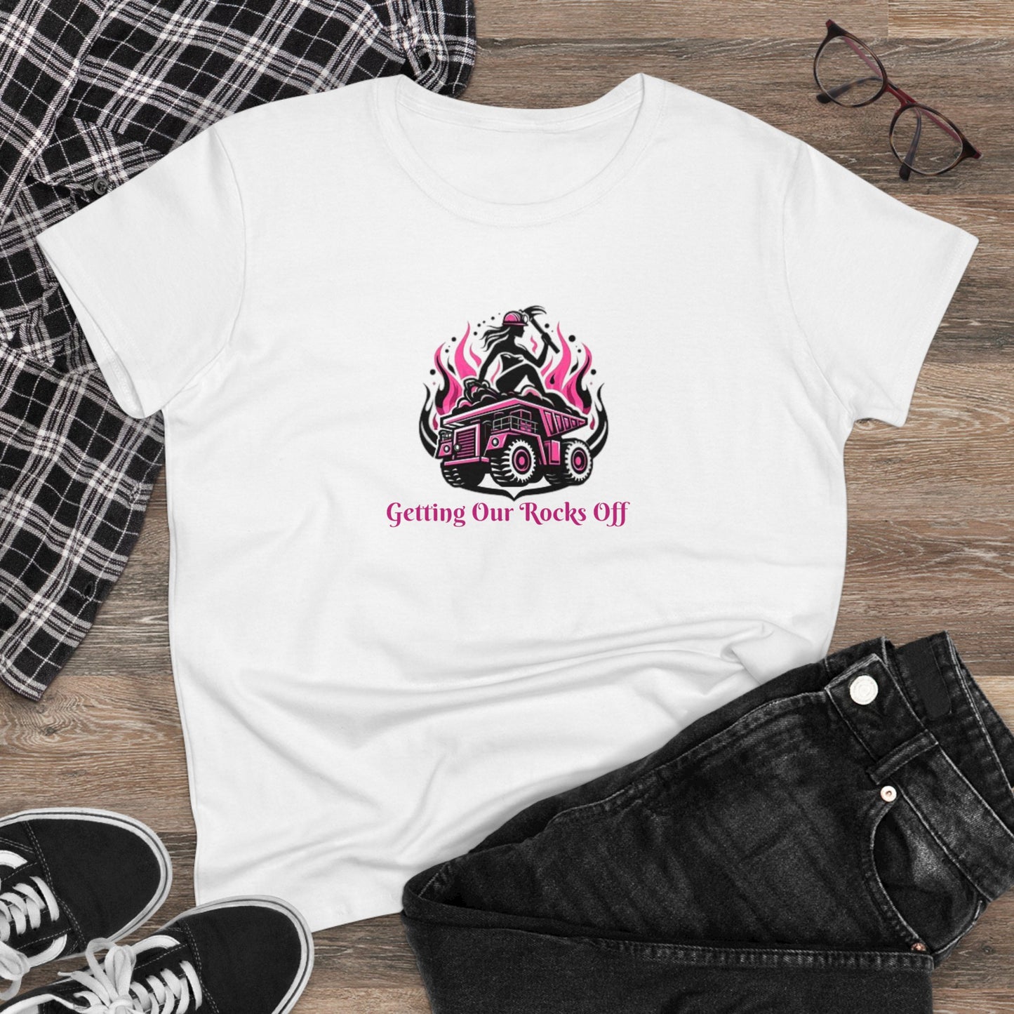 Cotton Tee - Women in Mining T-Shirt - Women In Mining