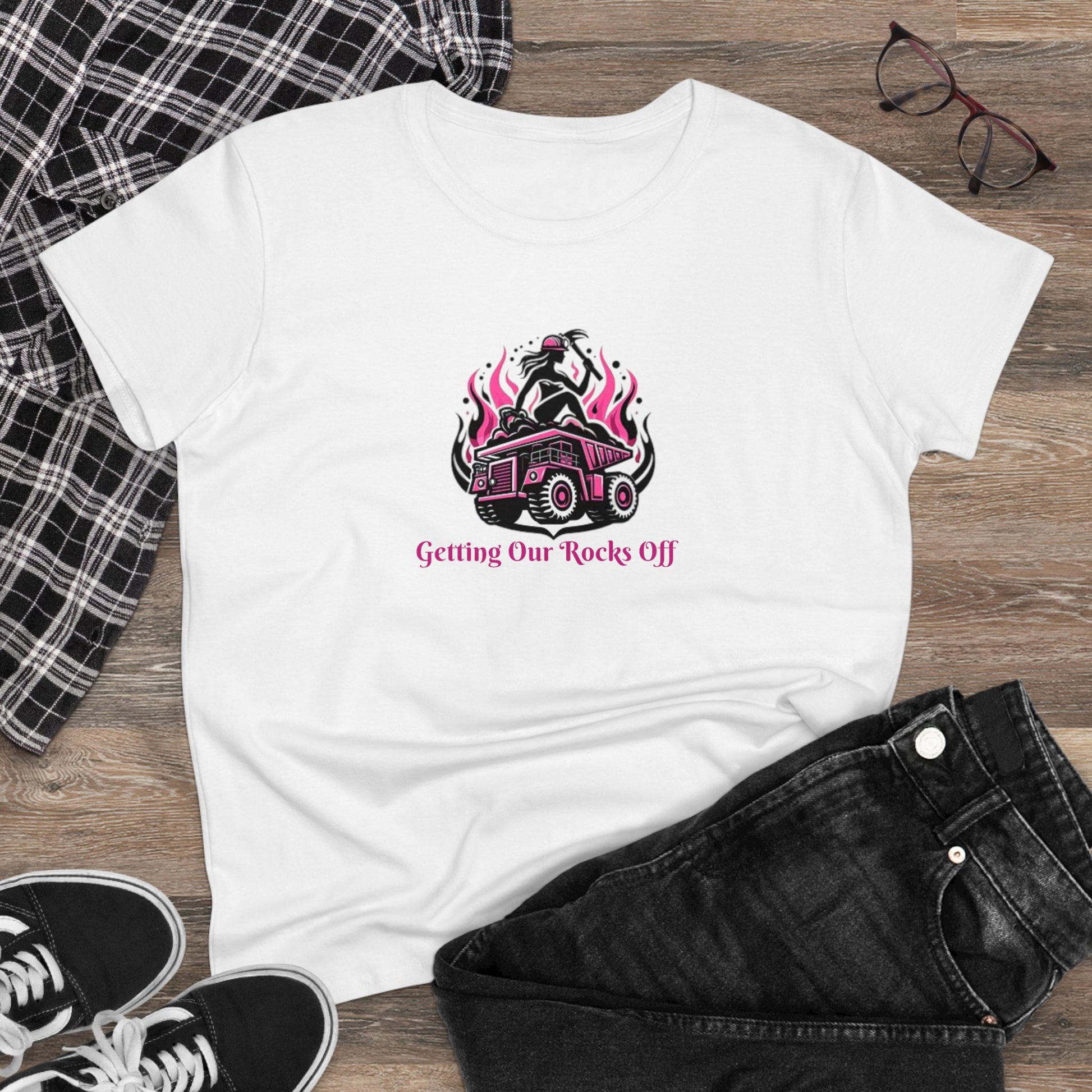 Cotton Tee - Women in Mining T-Shirt - Women In Mining