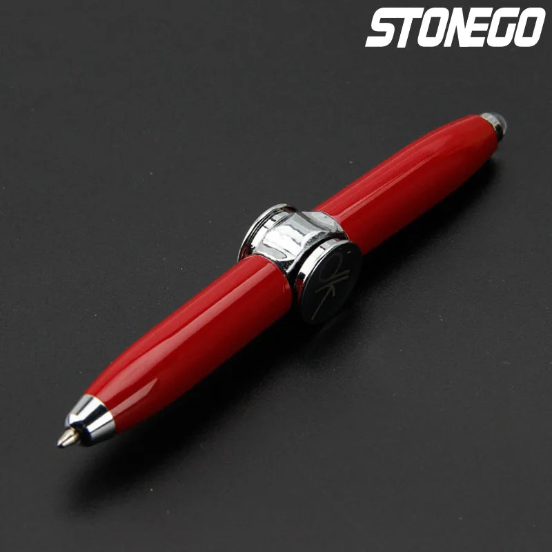 Relieve Stress Spinner Pen Gyroscope Decompression Light Ball Pen Shape Finger Gyro Writing Pen - Women In Mining