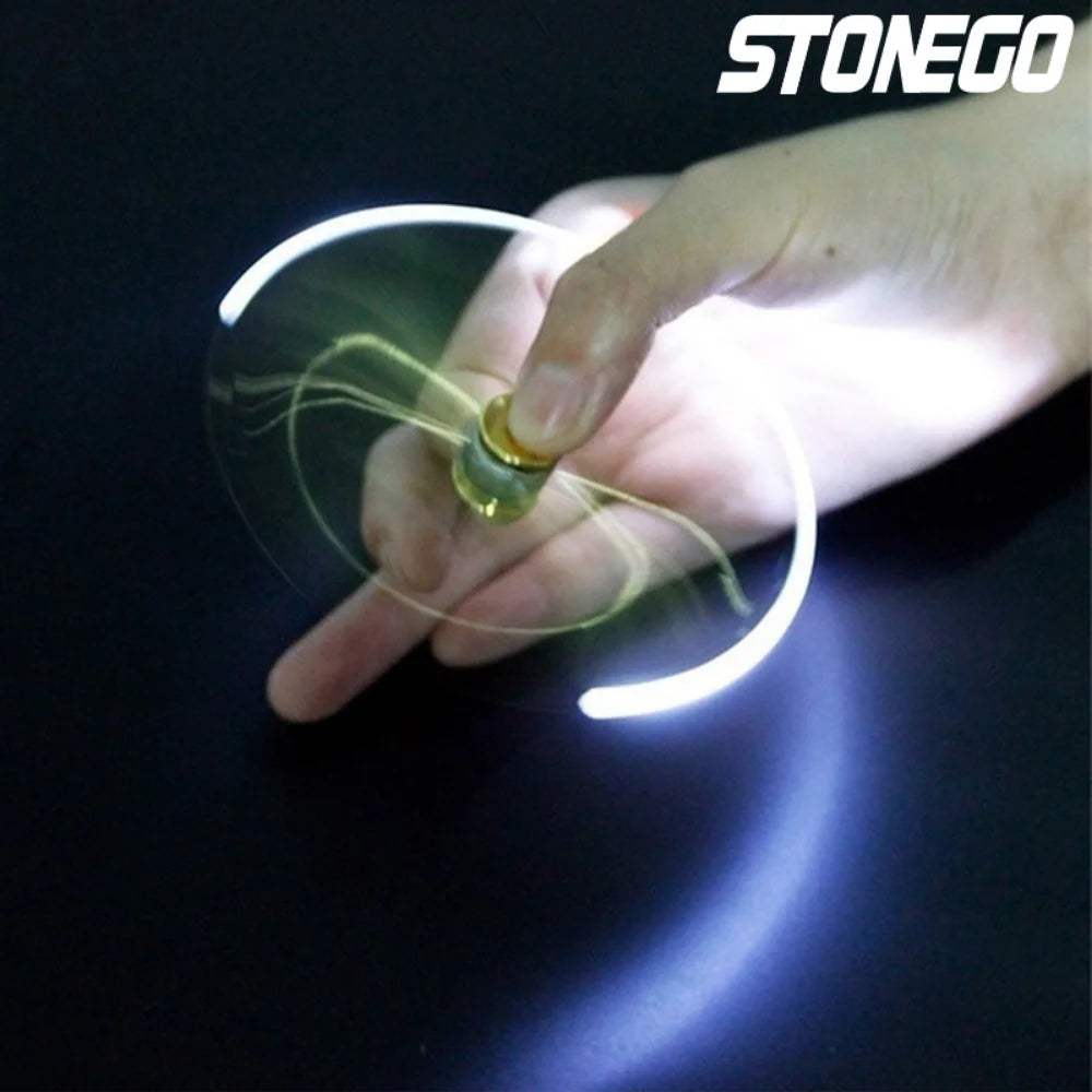 Relieve Stress Spinner Pen Gyroscope Decompression Light Ball Pen Shape Finger Gyro Writing Pen - Women In Mining