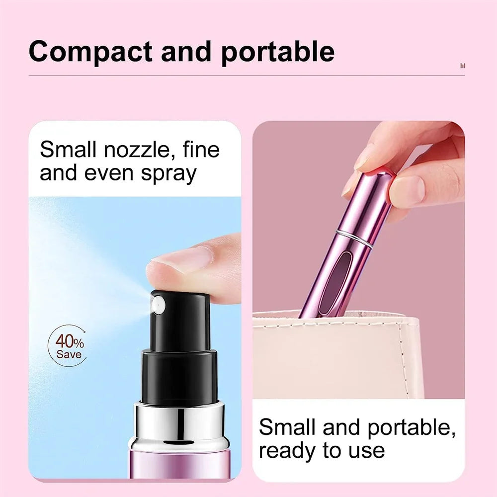 5ml Portable Perfume Atomizer Refillable Bottles - Empty Spray Bottle - Women In Mining