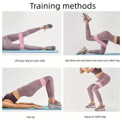 Elastic Yoga - Booty Shaping Stretch Training Band Squat Resistance Band, Butt Circle, Portable Sports Fitness Body Tension Band - Women In Mining