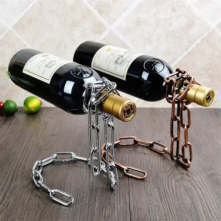 Mining Queens Magical Suspended Chain Wine HOlder