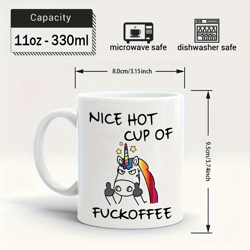 Coffee Mug Angry Unicorn - Women In Mining