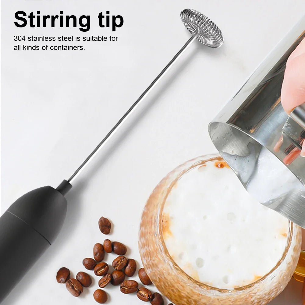 Electric Milk Frother for Cappuccinos and Lattes. - Women In Mining