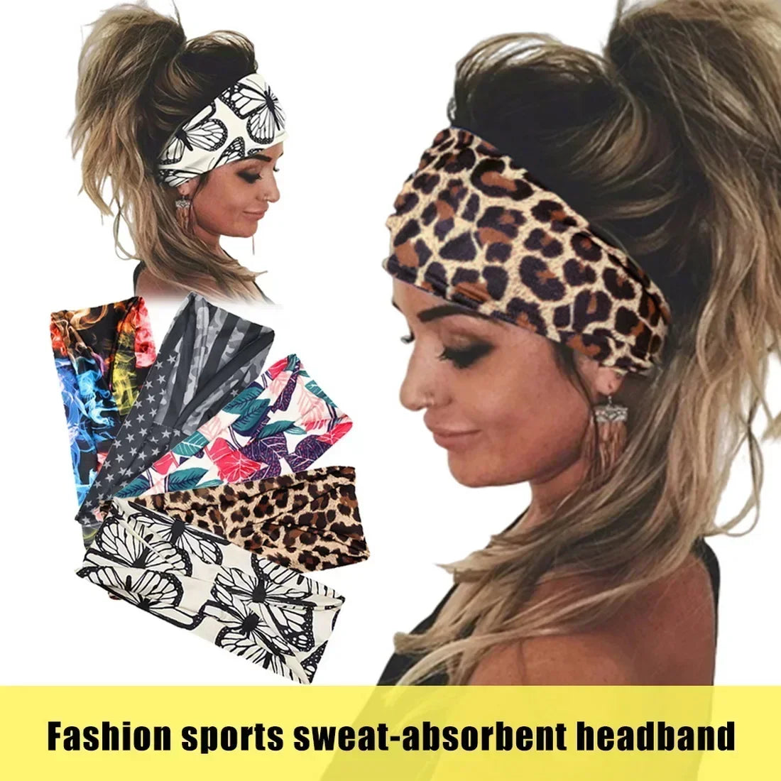 Tie Dye Yoga Sport Sweat Headband - Women In Mining