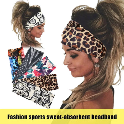 Tie Dye Yoga Sport Sweat Headband - Women In Mining
