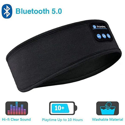 Bluetooth Earphone Sports Headband for Sleeping, Elastic Wireless Headphone Music Eye Mask, Wireless Bluetooth Headset Headband - Women In Mining