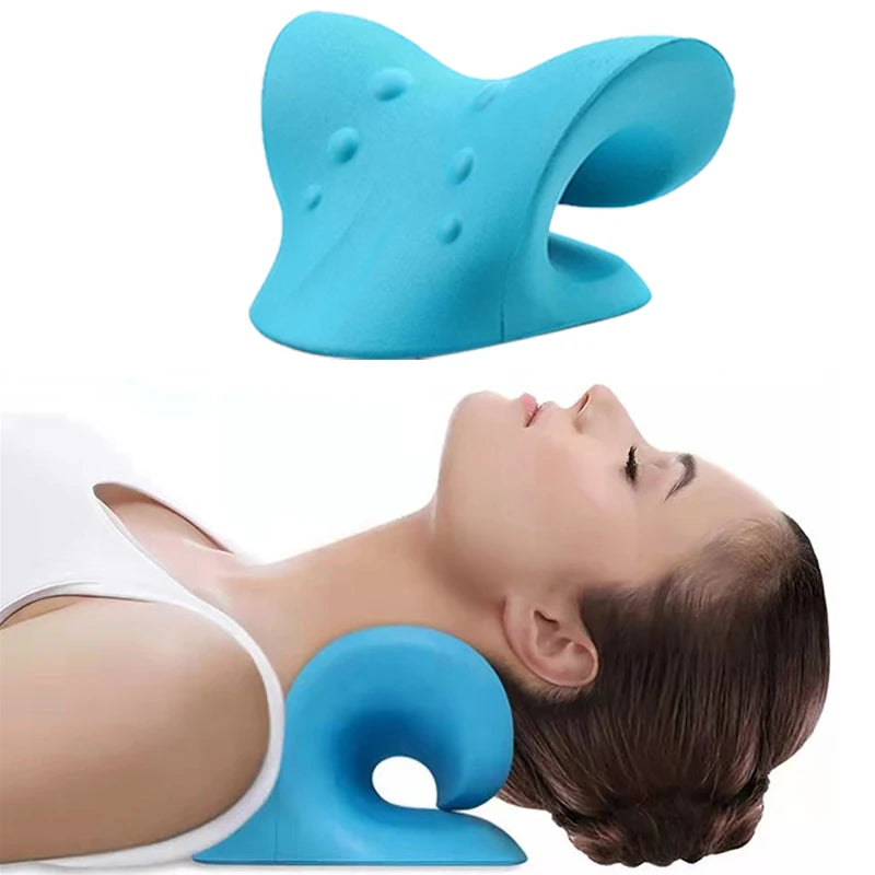 Cervical Spine Stretch Neck Shoulder Relaxer Cervical Muscle Relaxation Shoulder Massage Pillow Spine Correction - Women In Mining