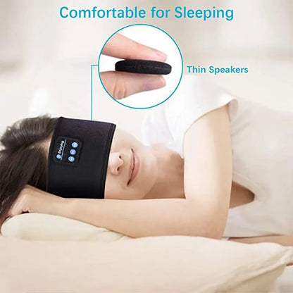 Bluetooth Earphone Sports Headband for Sleeping, Elastic Wireless Headphone Music Eye Mask, Wireless Bluetooth Headset Headband - Women In Mining