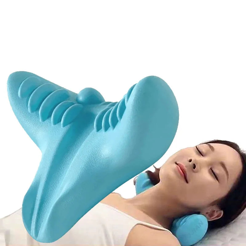 Cervical Spine Stretch Neck Shoulder Relaxer Cervical Muscle Relaxation Shoulder Massage Pillow Spine Correction - Women In Mining