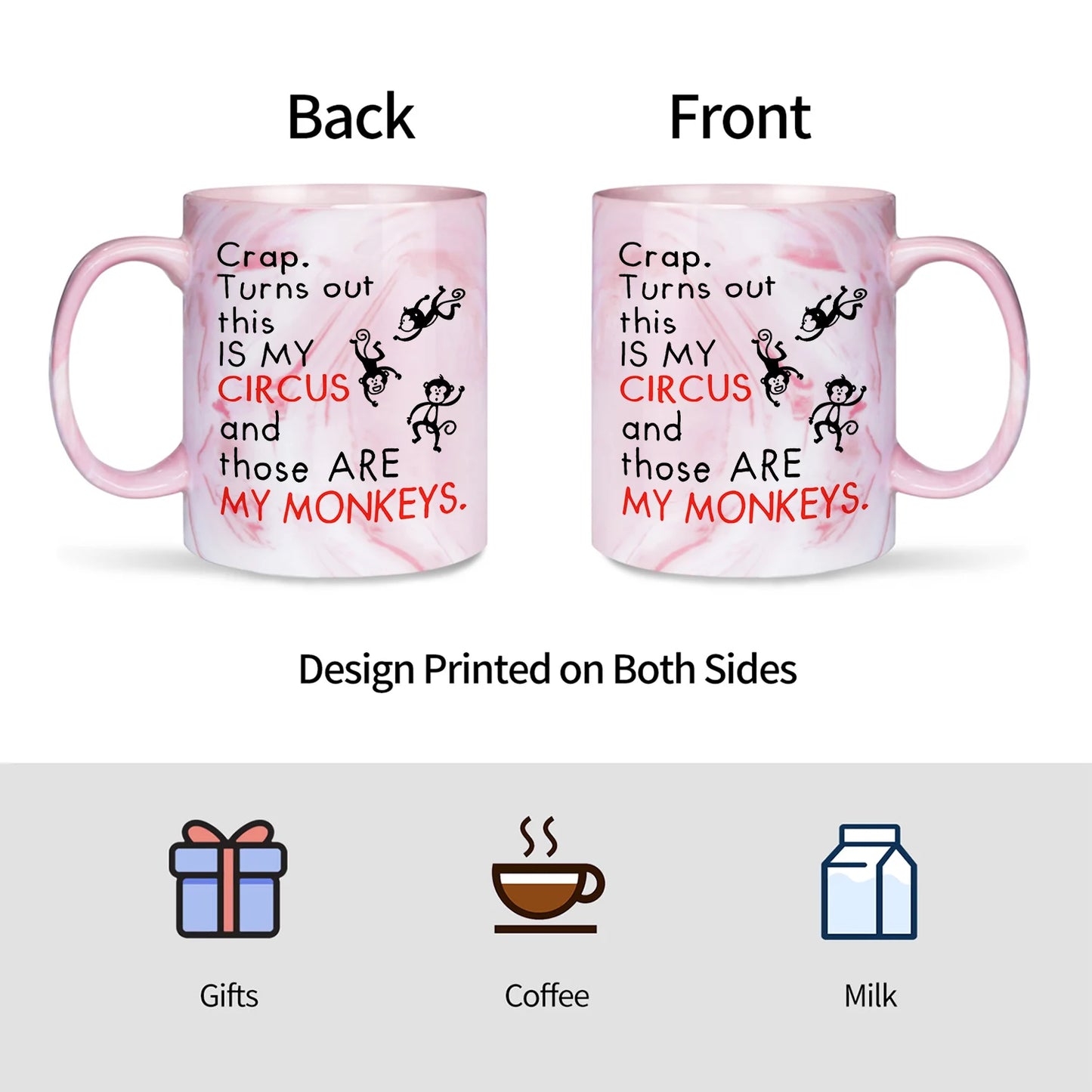 Coffee Mug Crap Turns Out This Is My Circus And These Are My Monkeys - Women In Mining