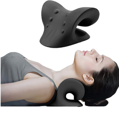 Cervical Spine Stretch Neck Shoulder Relaxer Cervical Muscle Relaxation Shoulder Massage Pillow Spine Correction - Women In Mining