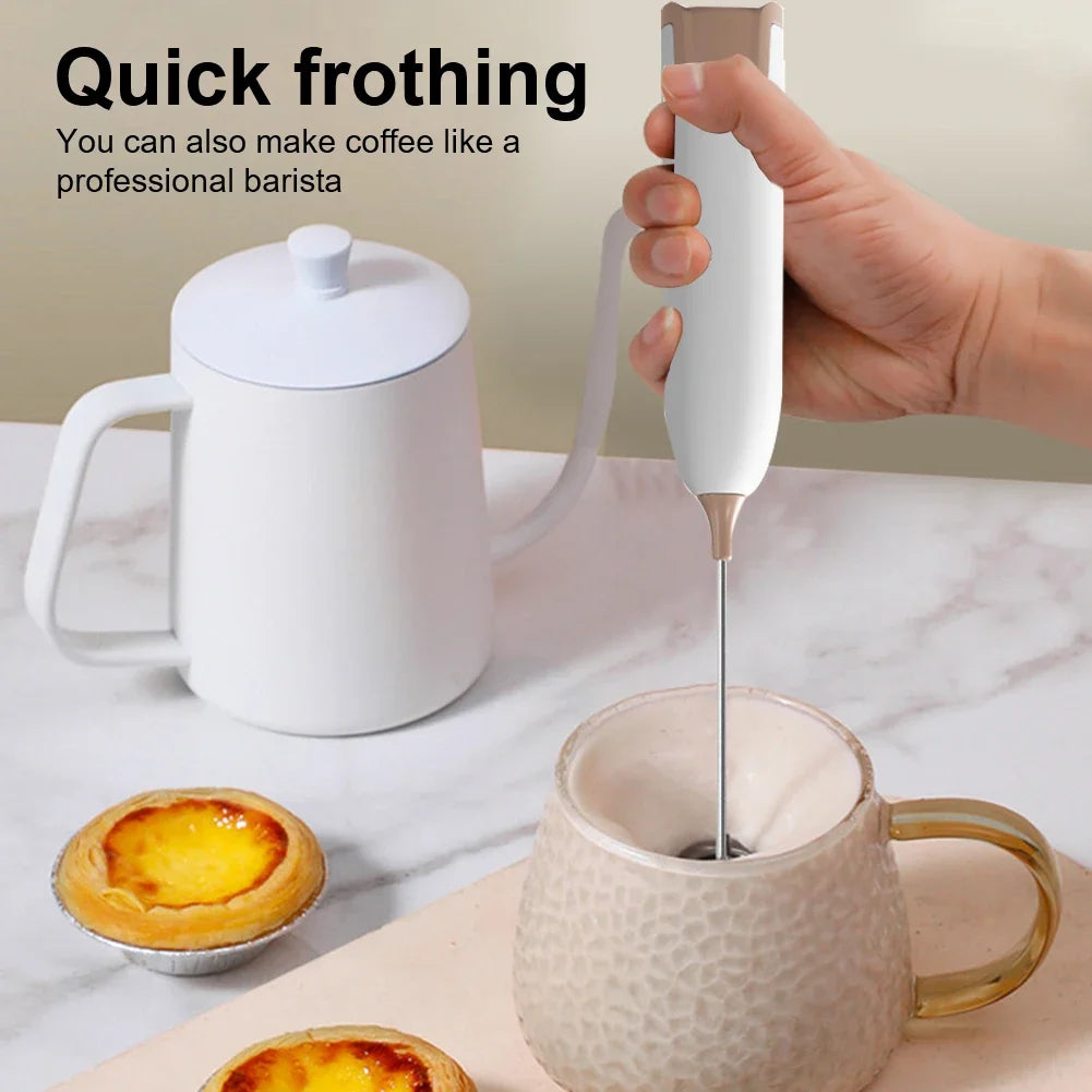 Electric Milk Frother for Cappuccinos and Lattes. - Women In Mining