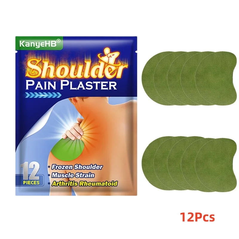 12/24pcs Wormwood Shoulder Neck Patch Cervical Joint Medical Plaster Relieves Deltoid Muscle Strain Arthritis - Women In Mining