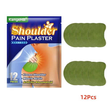 12/24pcs Wormwood Shoulder Neck Patch Cervical Joint Medical Plaster Relieves Deltoid Muscle Strain Arthritis - Women In Mining