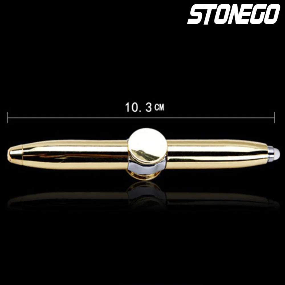 Relieve Stress Spinner Pen Gyroscope Decompression Light Ball Pen Shape Finger Gyro Writing Pen - Women In Mining