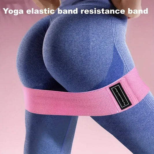 Elastic Yoga - Booty Shaping Stretch Training Band Squat Resistance Band, Butt Circle, Portable Sports Fitness Body Tension Band - Women In Mining